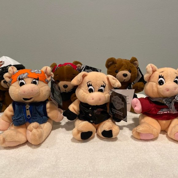 Ty Beanie Babies - Harley Davidson Beanie Animals - Picture 1 of 16